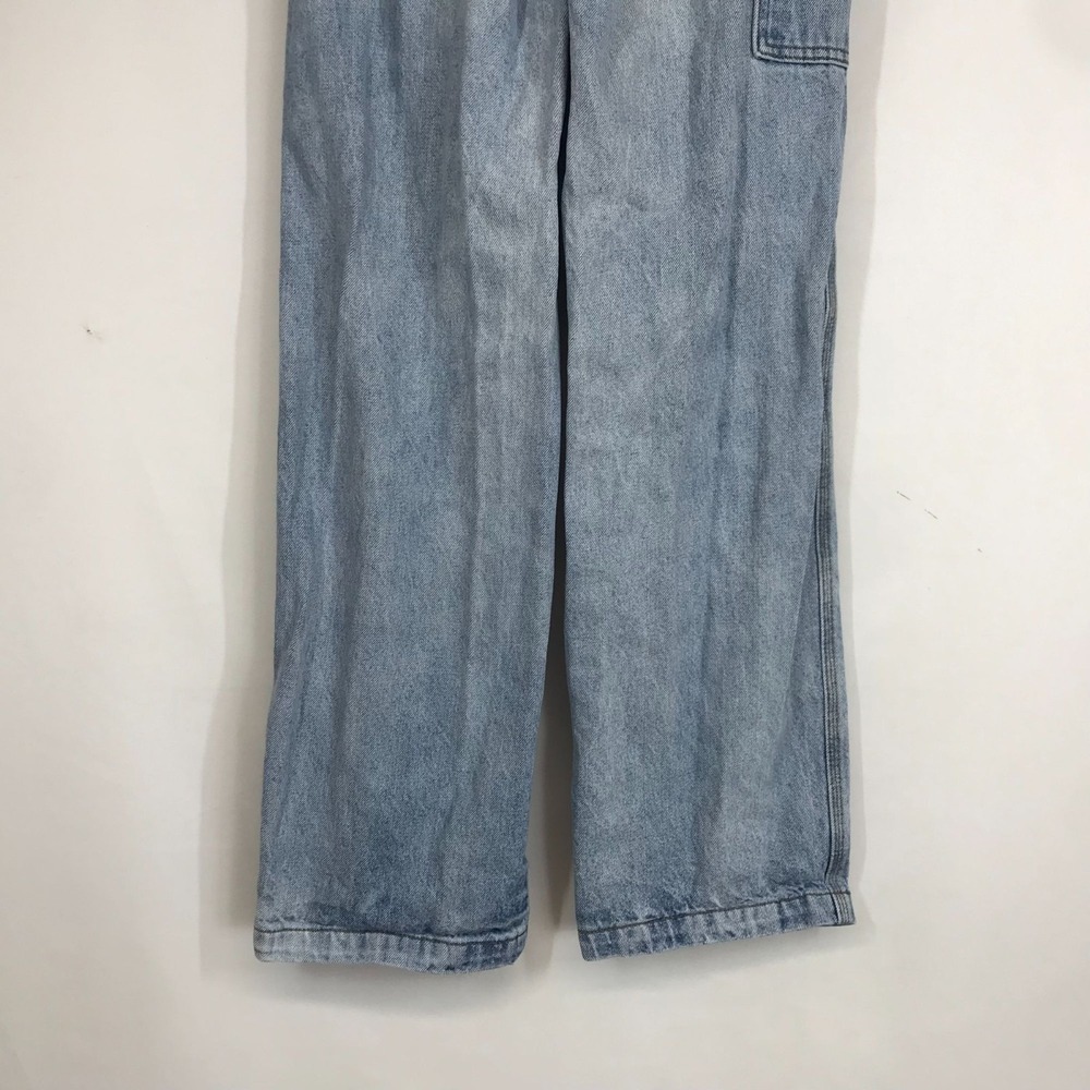 J. GALT - WOMEN'S 5 - BLUE 100% COTTON ADJUSTABALE WAIST CARPENTER JEANS - Picture 6 of 7